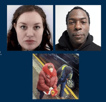 The Metropolitan Police are now leading the search for a couple and their newborn baby who were last seen in east London