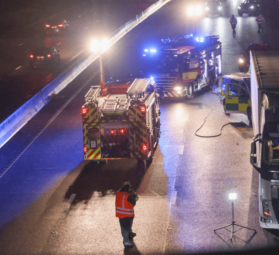 Fatal collision closes section of the M20 smart motorway for over 15 hours